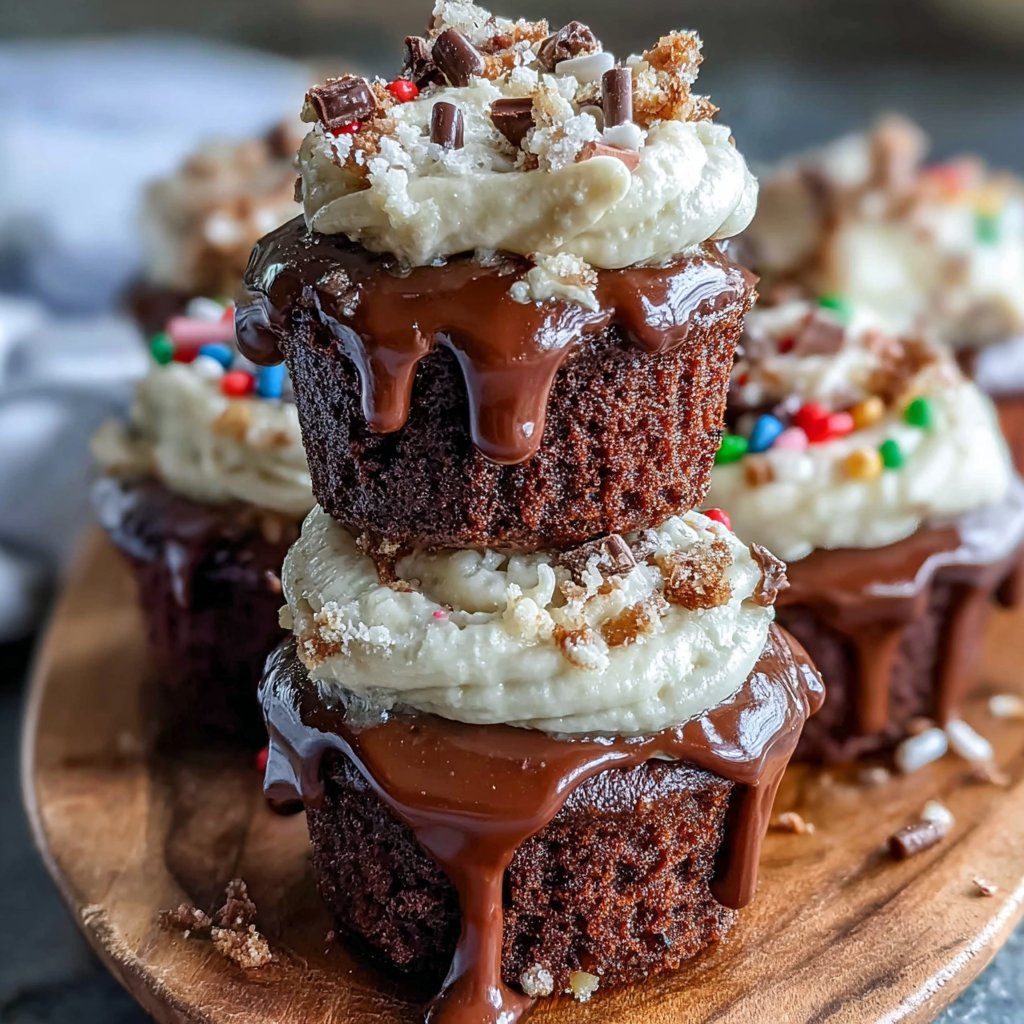 Charming Graduation Cupcake Castle