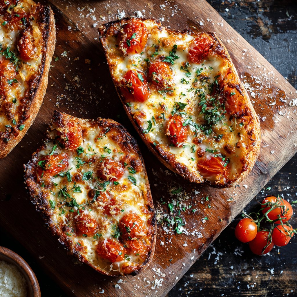Baked Cottage Cheese Pizza Boats