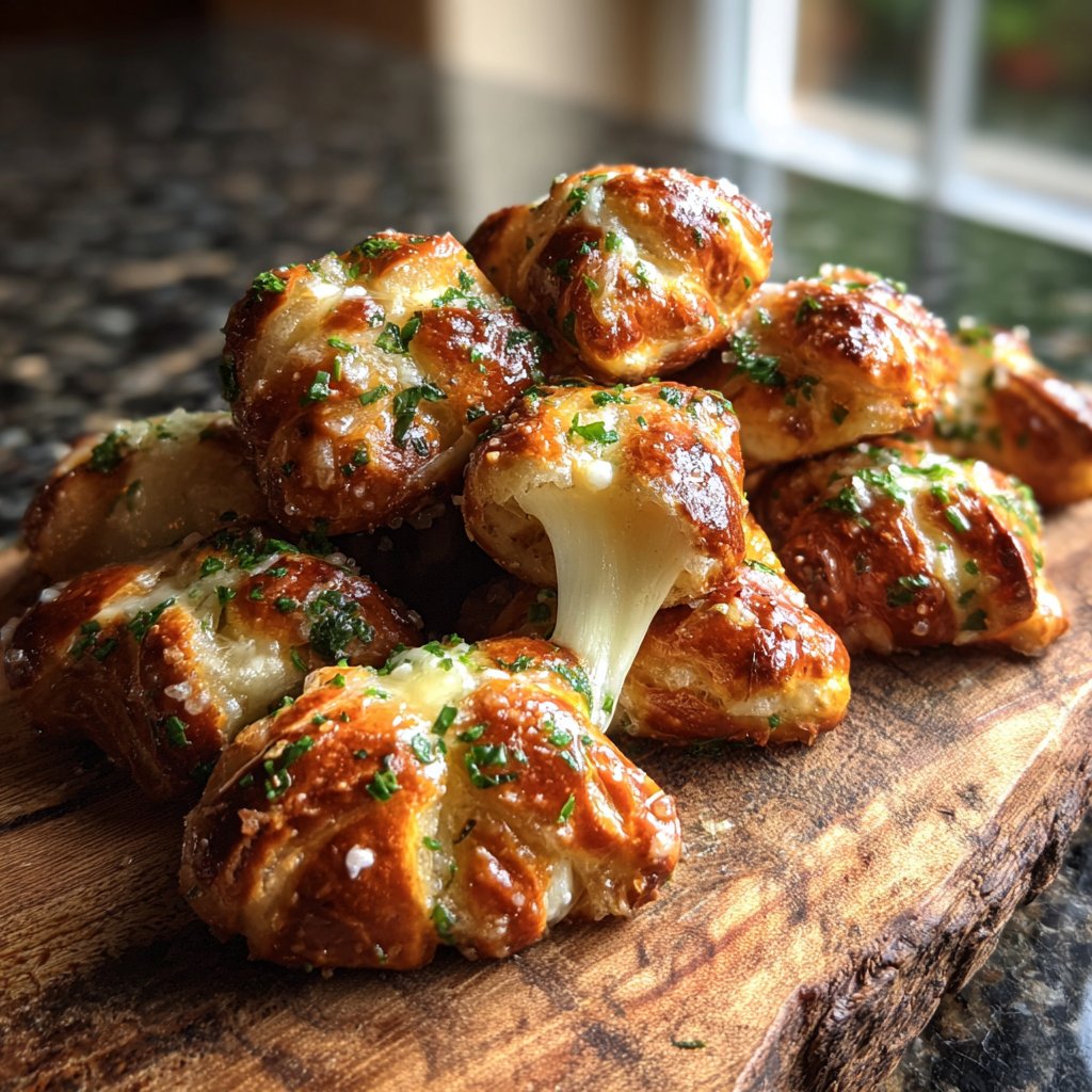 Shamrock Pretzel Bites