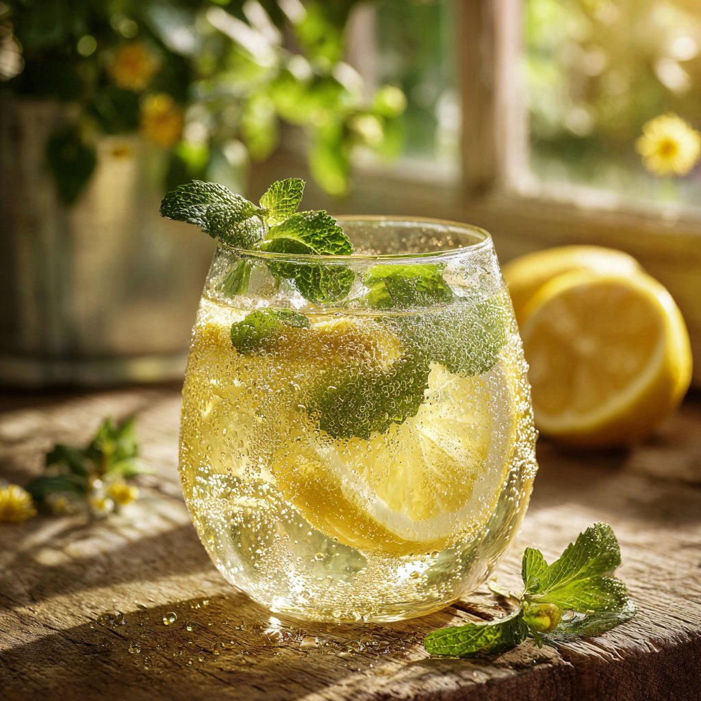 Refreshing Dandelion Spritz Tea