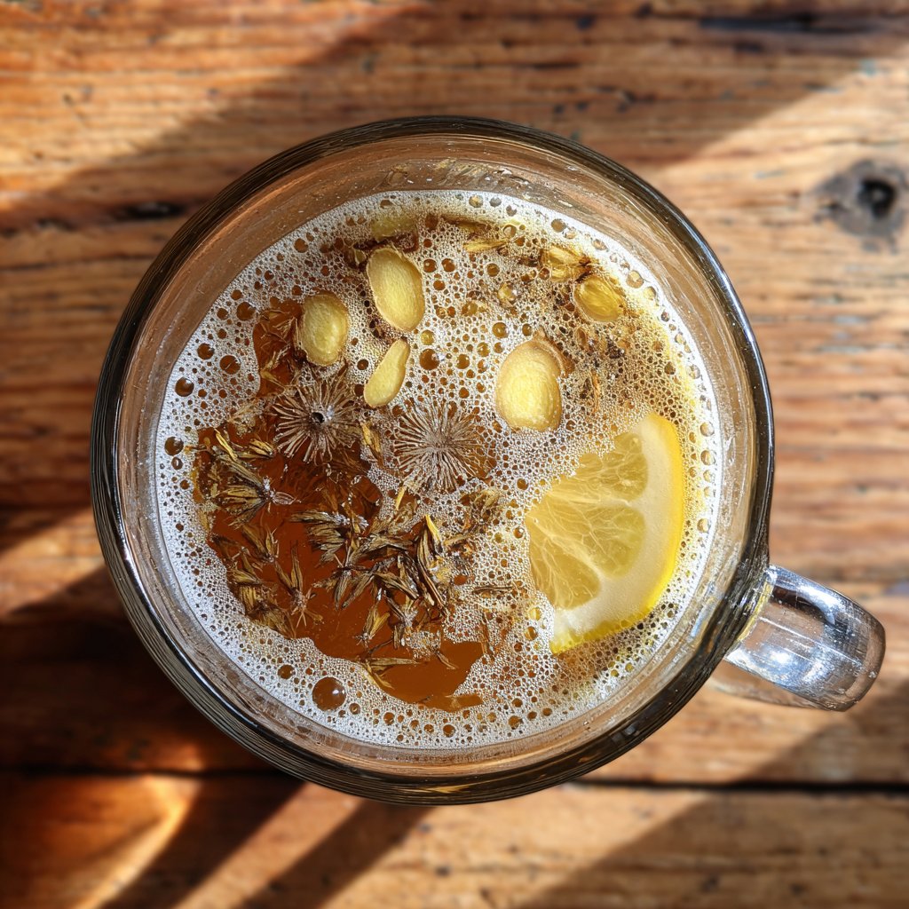 Herbal Dandelion Ginger Tea