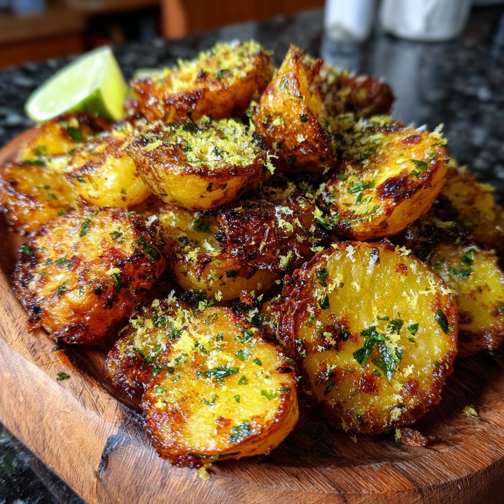 Coconut Lime Airfryer Potatoes