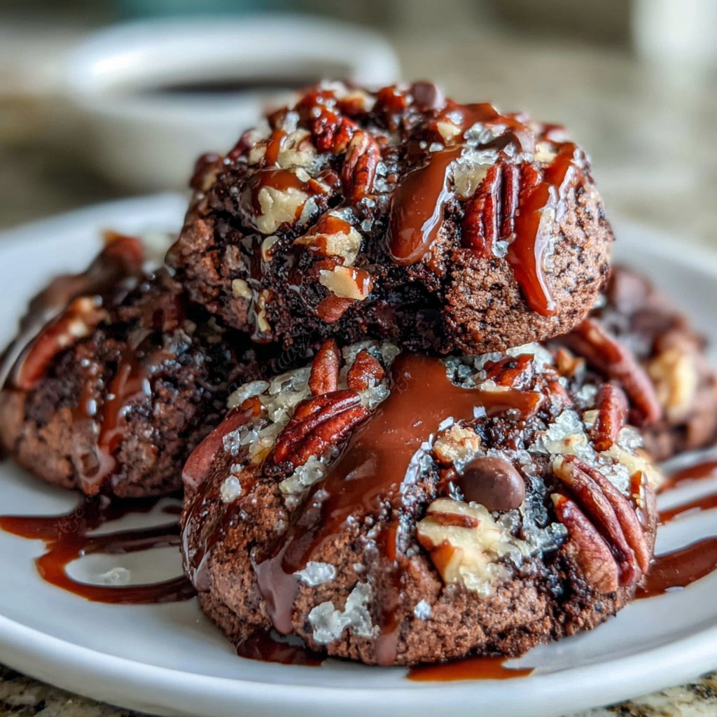 Maple Pecan Brownie Cookies