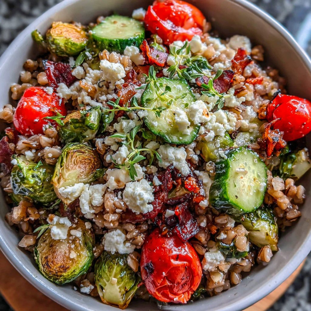 Roasted Vegetable Spring Grain Bowl